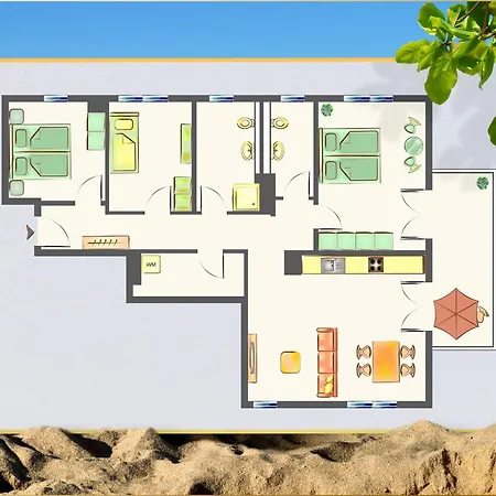 Meerzeit Bernsteinquartier * לודין